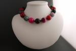 Agaat Ketting/oorhanger-set